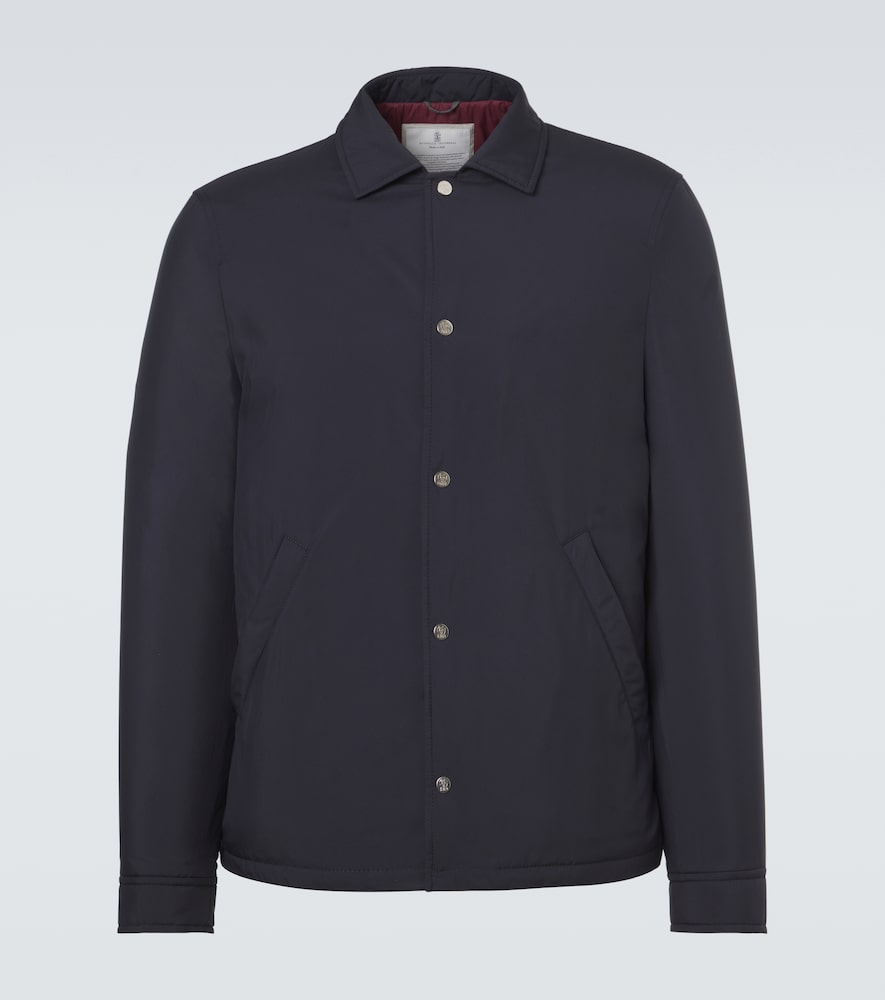 Brunello Cucinelli Men's Blue Technical Jacket UK Size 42 - Mytheresa