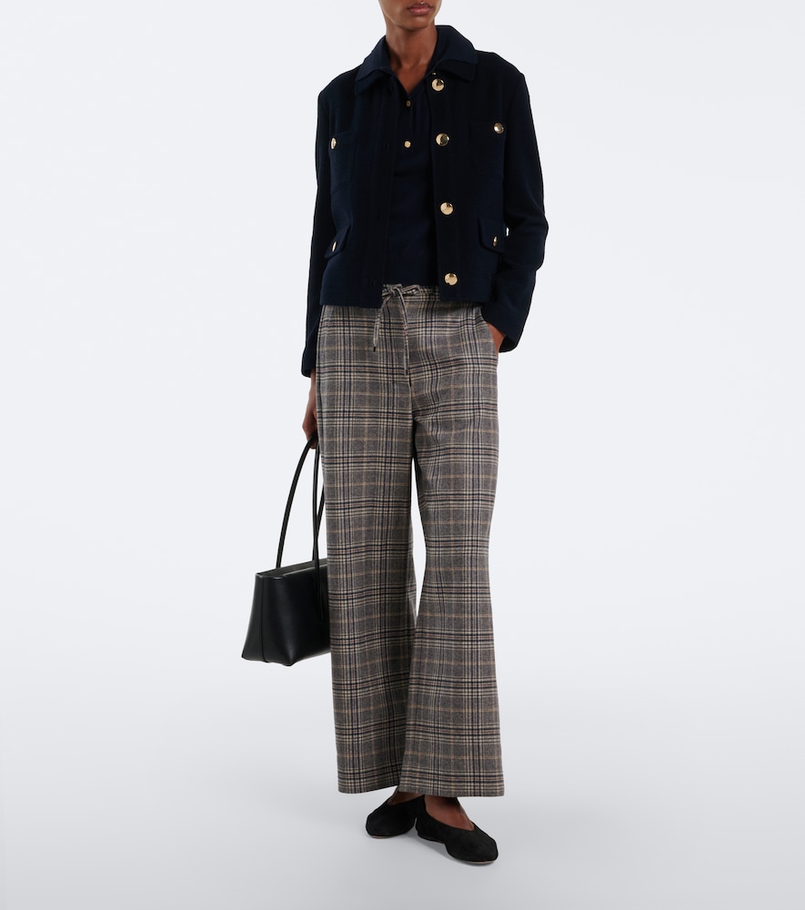 'S Max Mara Wool And Cotton-Blend Jersey Jacket