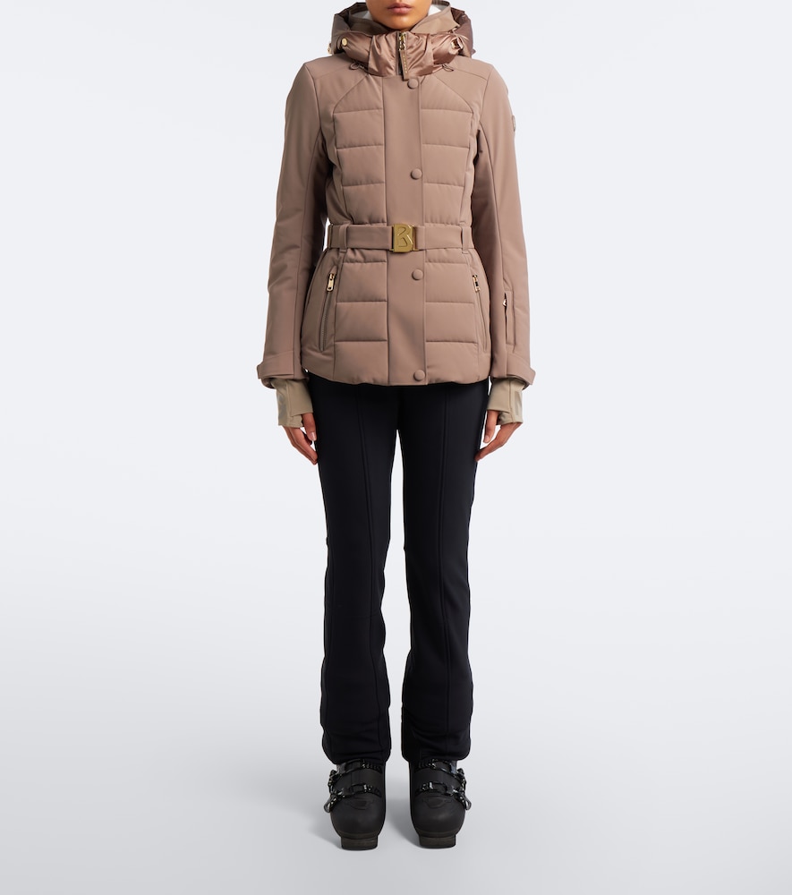 Elva Belted Hooded Ski Jacket