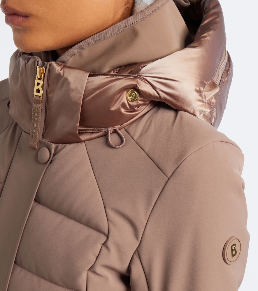 Elva Belted Hooded Ski Jacket