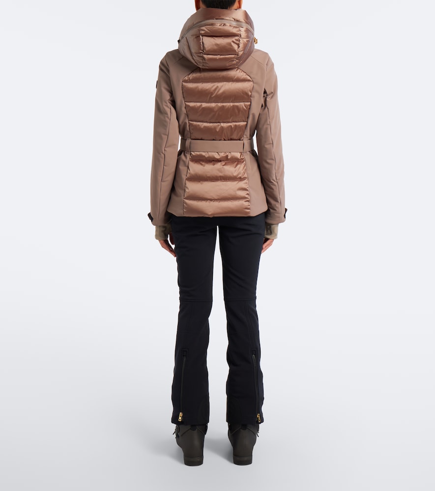 Elva Belted Hooded Ski Jacket