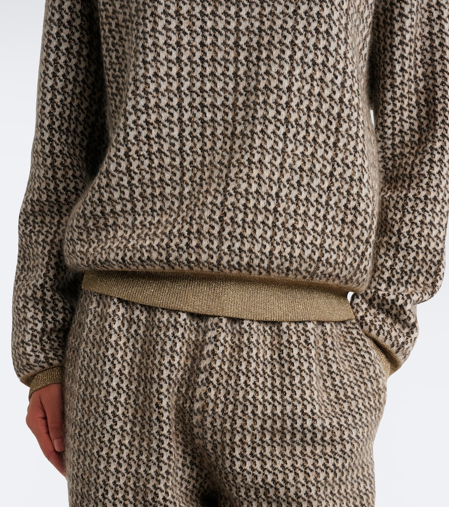 Lamé Mohair, Wool, Cashmere, And Silk-Blend Sweater