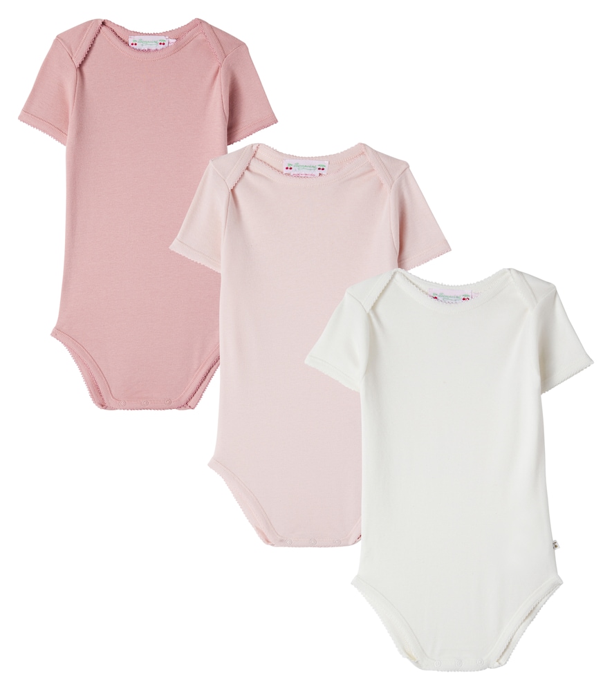 Bonpoint Baby set of 3 cotton bodysuits