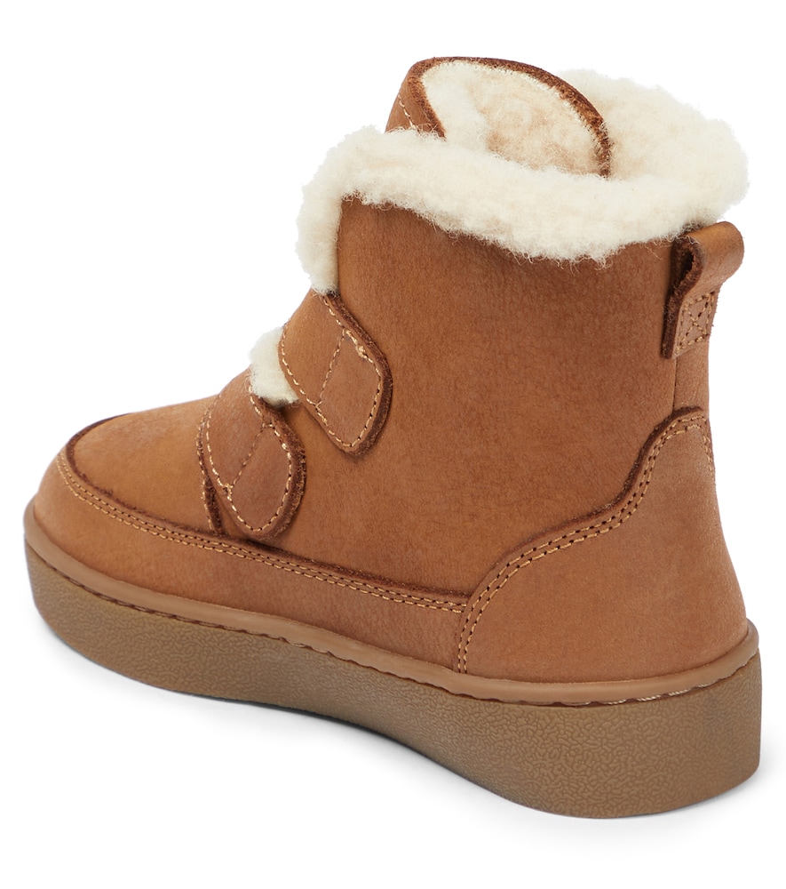  Donsje Donsje Stiefel Clenn Aus Leder Mit Shearling 