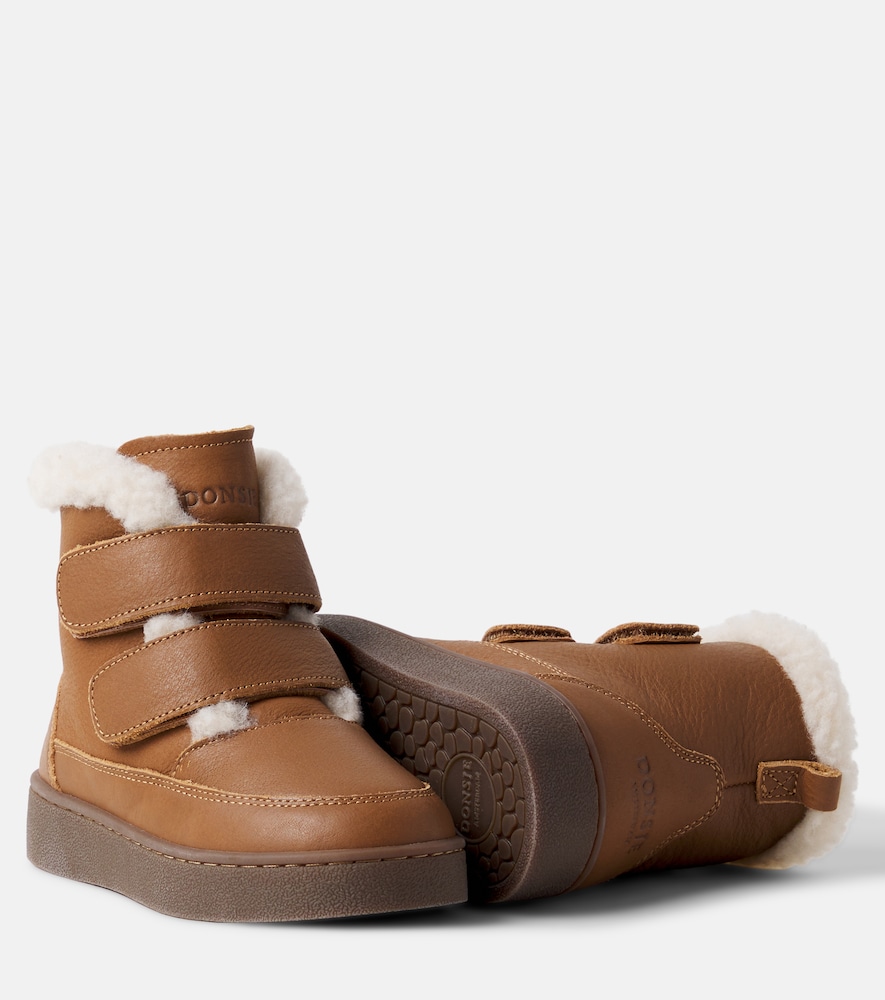  Donsje Donsje Stiefel Clenn Aus Leder Mit Shearling 