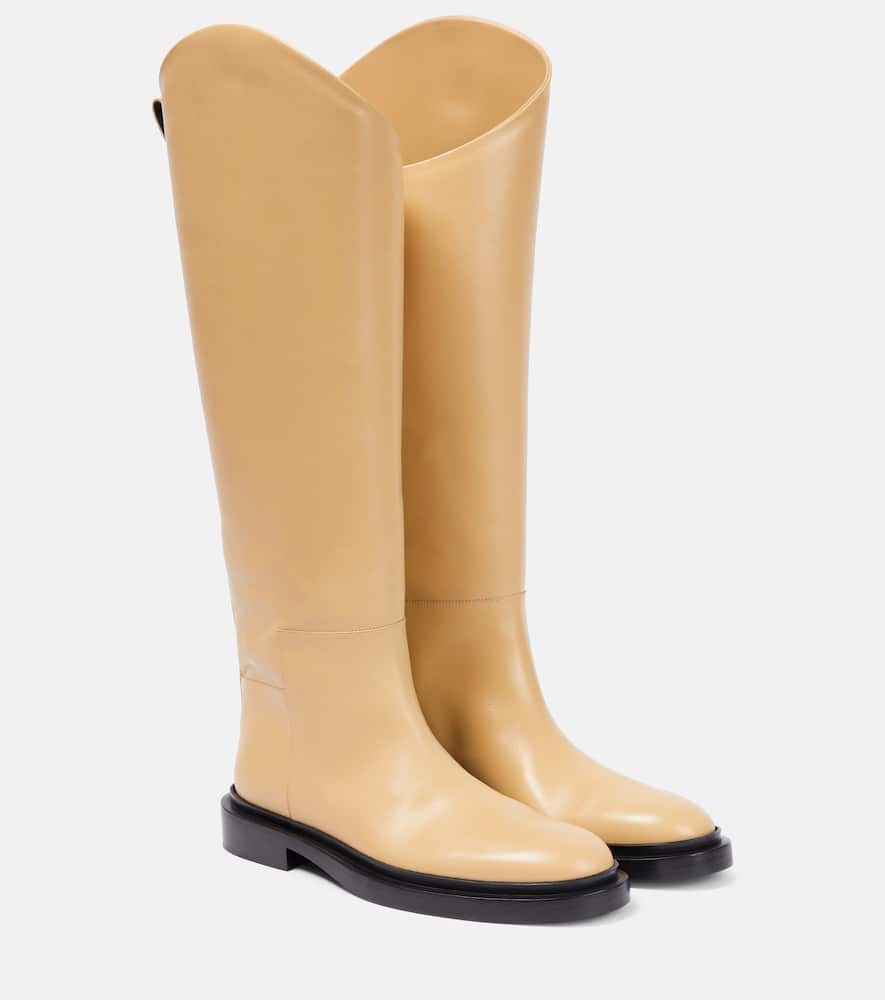 Jil Sander Leather over-the-knee boots Smart Closet
