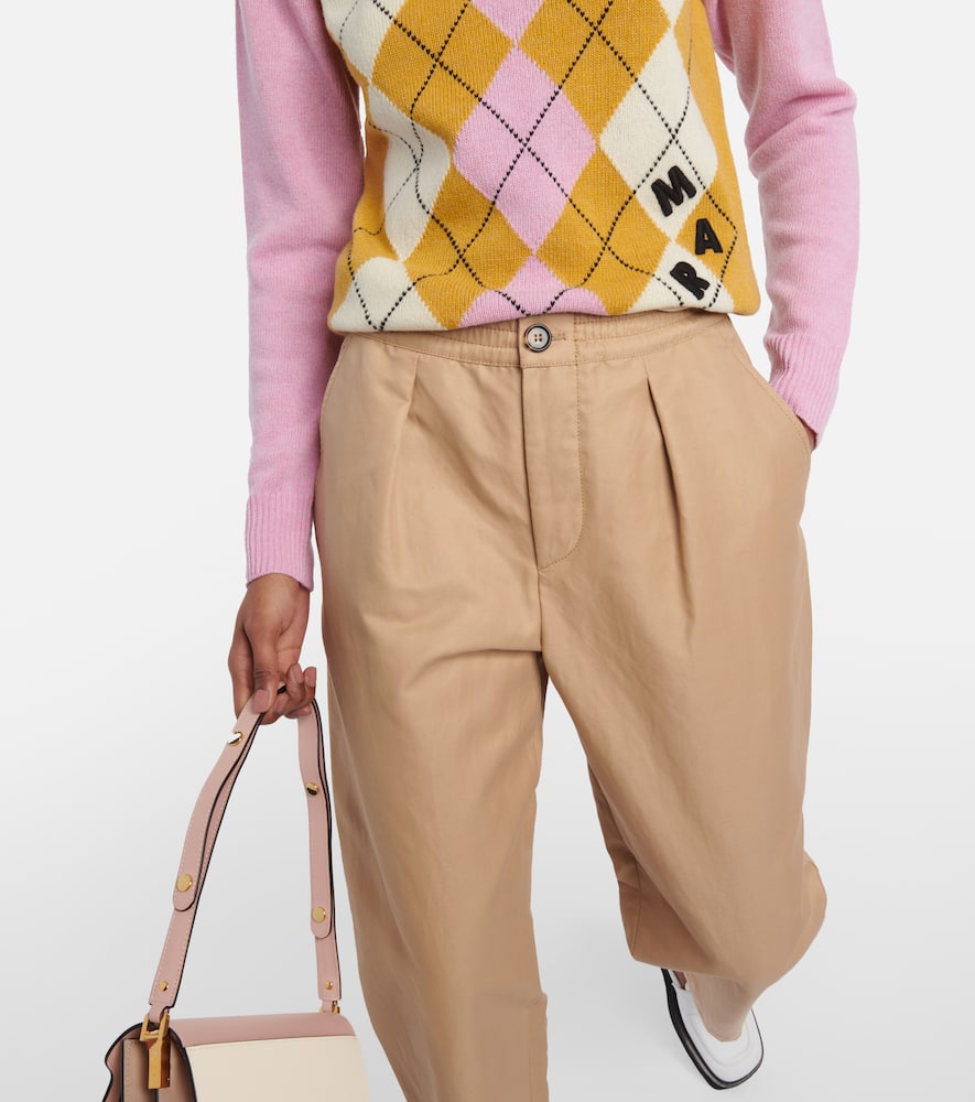 Marni High-rise-hose In Nomad