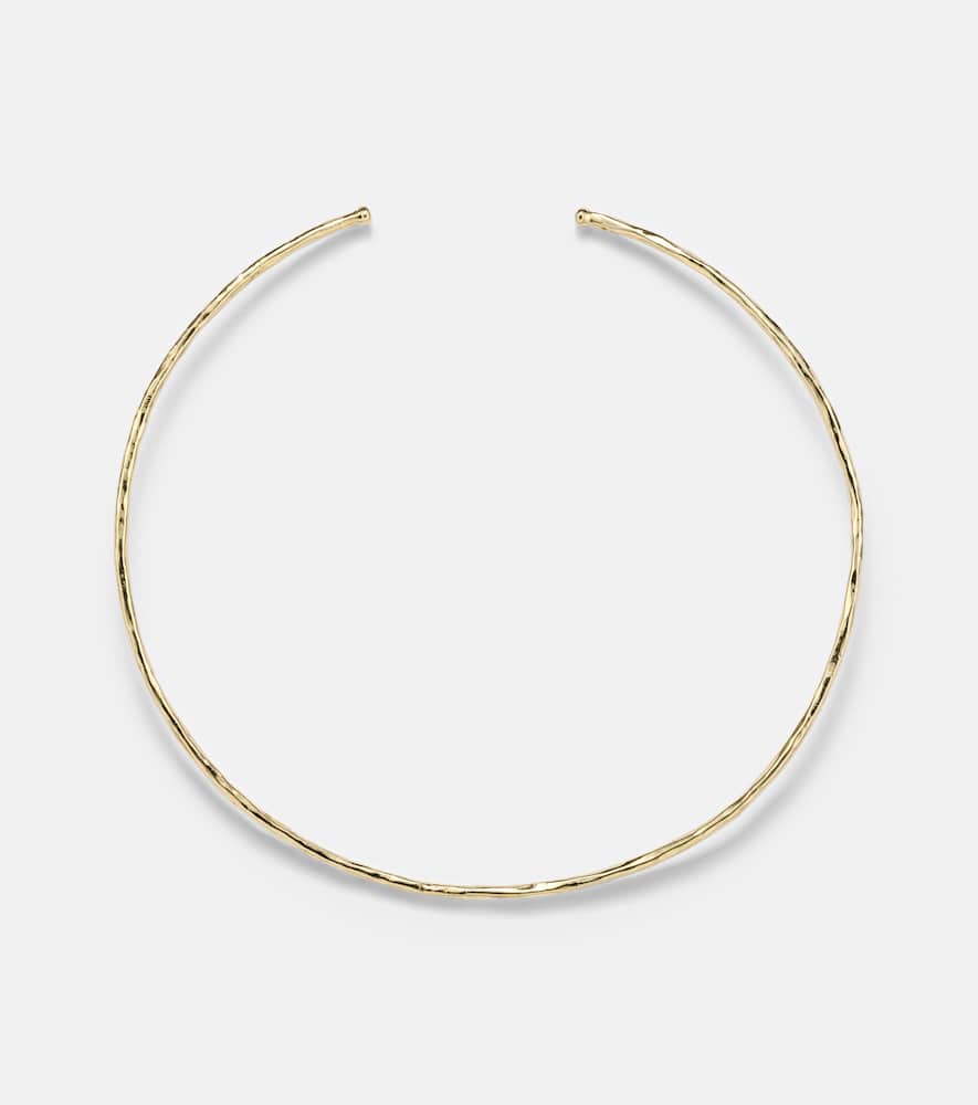 Octavia Elizabeth Olivia 18kt Gold Choker With Diamonds In Gold