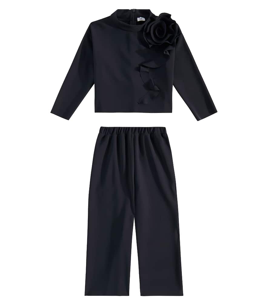 Il Gufo Set Aus Top Und Hose In Blau