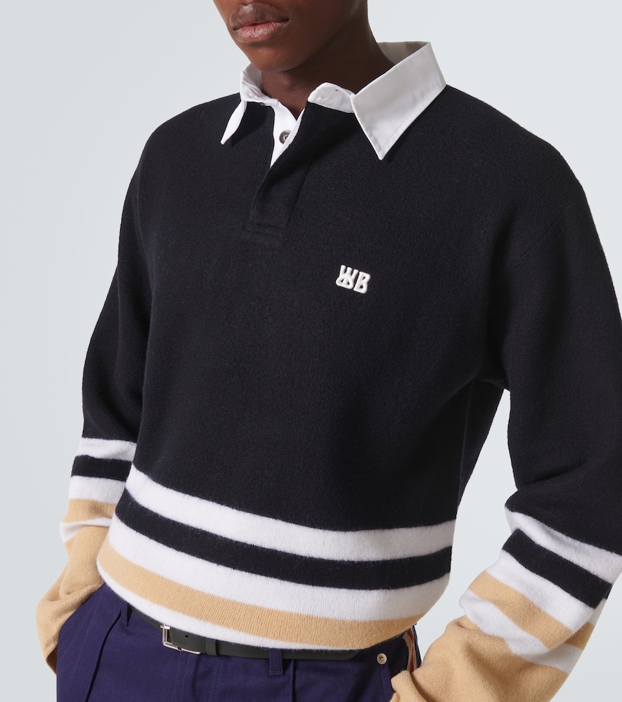  Wales Bonner Wales Bonner Polopullover Cypher Aus Wolle 