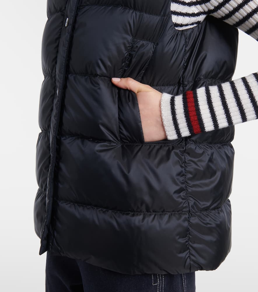 Max Mara The Cube Jsoft Puffer Vest In Blue