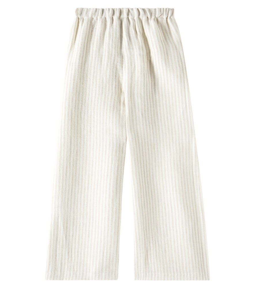 IL GUFO STRIPED LINEN PANTS