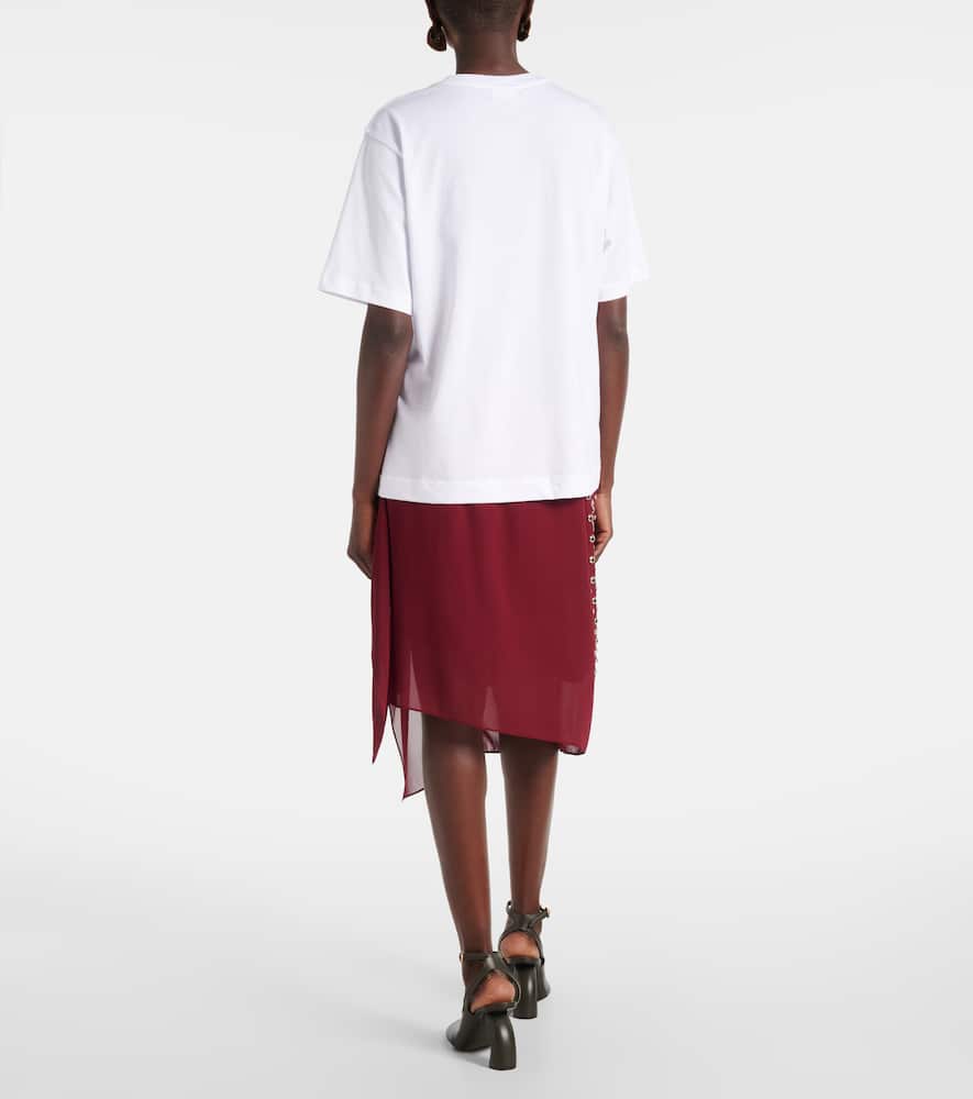 Dries Van Noten Cotton Jersey T-shirt In Weiss