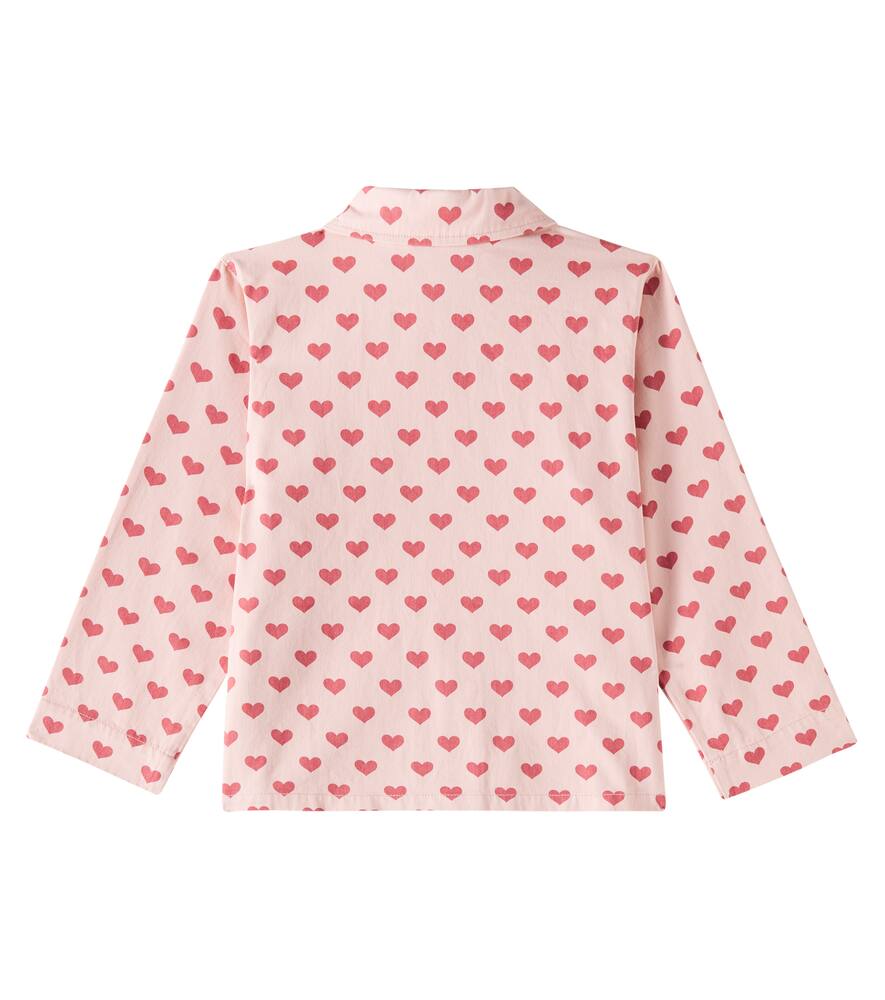 Konges Slojd Fen Printed Cotton Jacket In Pink