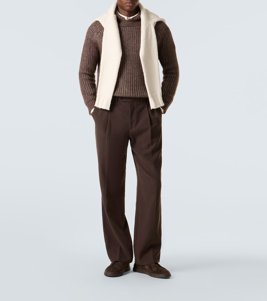  Zegna Zegna Pullover Aus Kaschmir Und Seide 