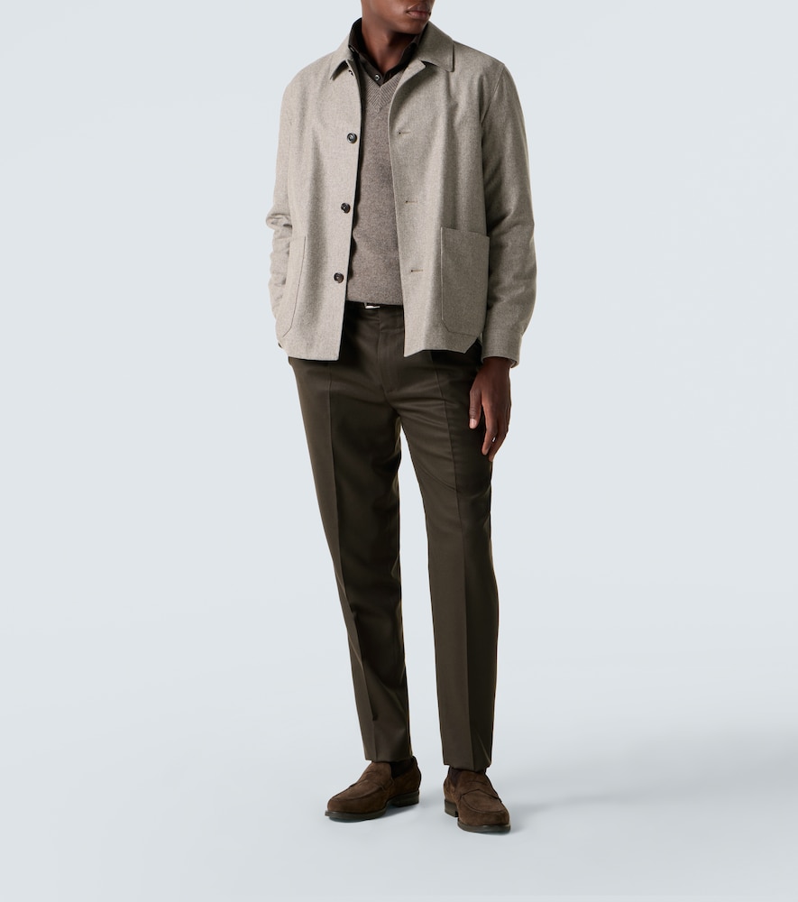  Zegna Zegna Alpe Wool Jacket 