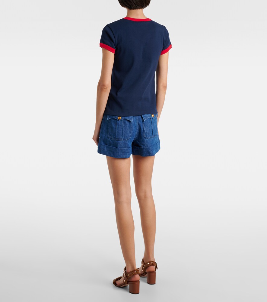  Valentino Valentino T-shirt Chez Valentino Aus Baumwoll-jersey 