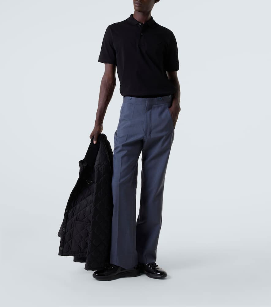 Prada Fabric And Leather America S Cup Sneakers