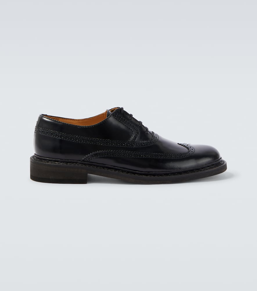 Our Legacy Uniform Parade Leather Derby Shoes In Black