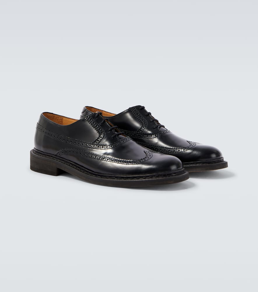 Our Legacy Uniform Parade Leather Derby Shoes In Black