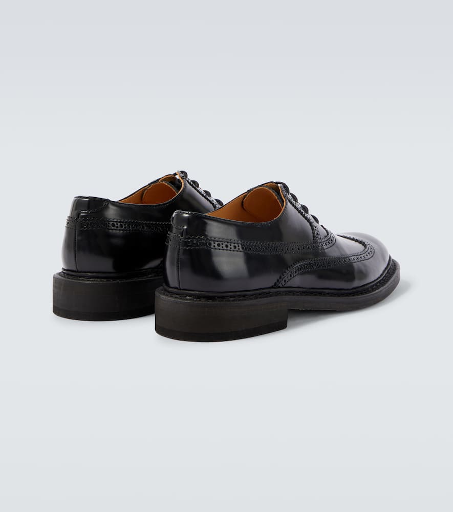 Our Legacy Uniform Parade Leather Derby Shoes In Black