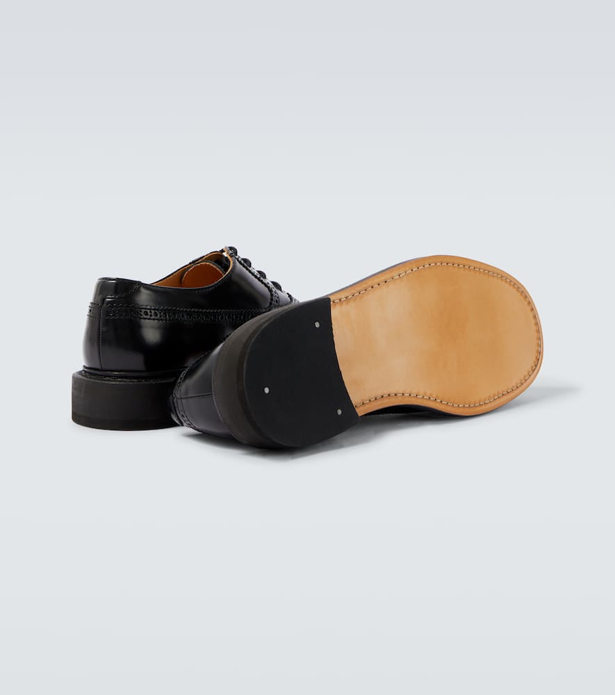 Our Legacy Uniform Parade Leather Derby Shoes In Black