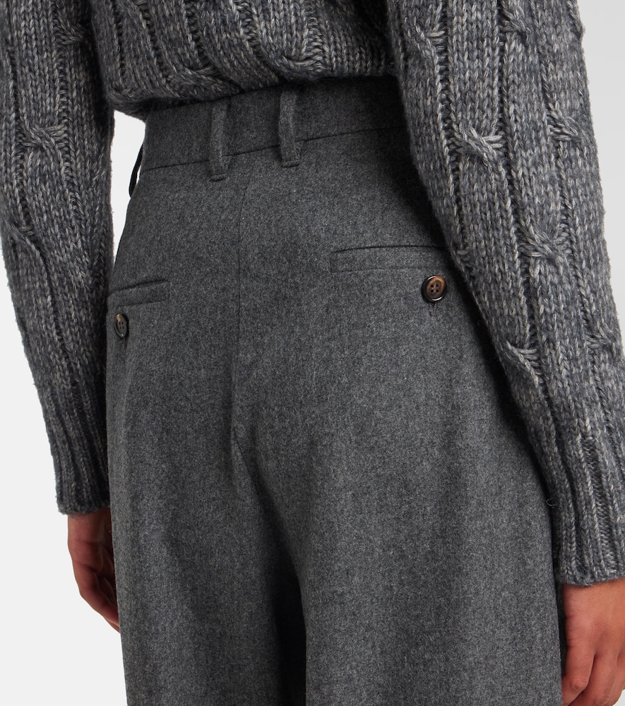  's Max Mara 's Max Mara Gerade High-rise-hose Aus Wolle 