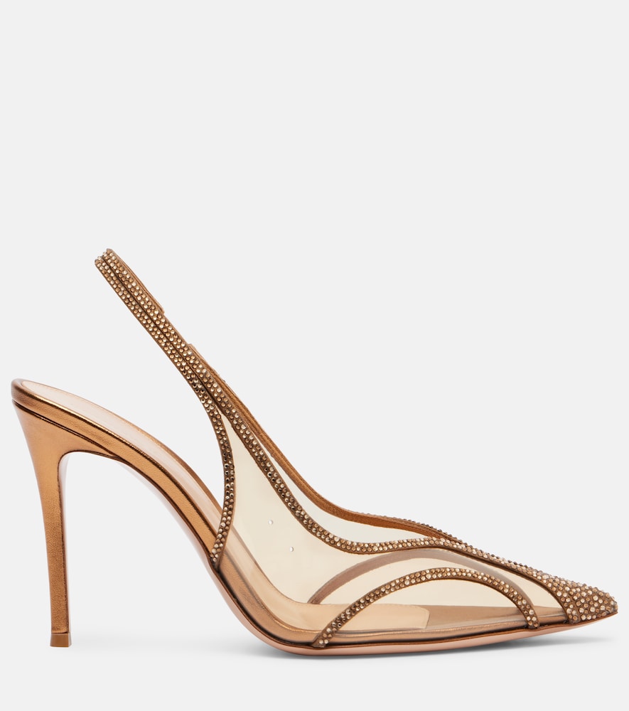 Gianvito Rossi Gianvito Rossi Slingback-pumps Diana 95 Mit Leder 
