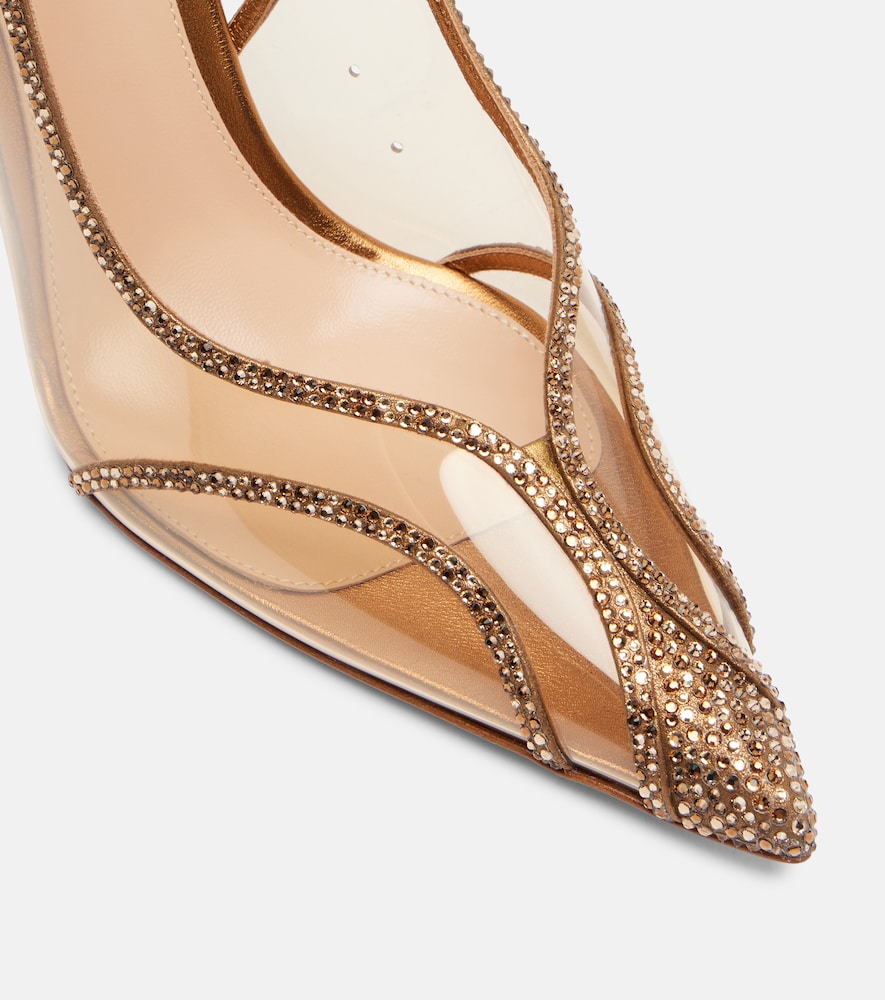  Gianvito Rossi Gianvito Rossi Slingback-pumps Diana 95 Mit Leder 