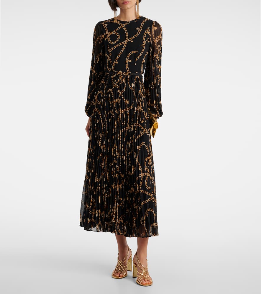 Zimmermann Sunray Printed Midi Dress In Multi