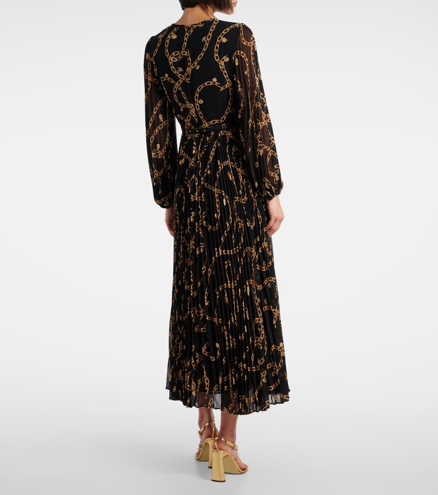 Zimmermann Sunray Printed Midi Dress In Multi