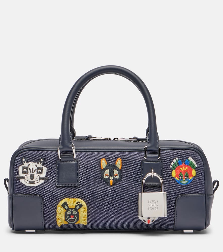 Loewe X Louis Wain Amazona 23 Short Tote Bag In Blue