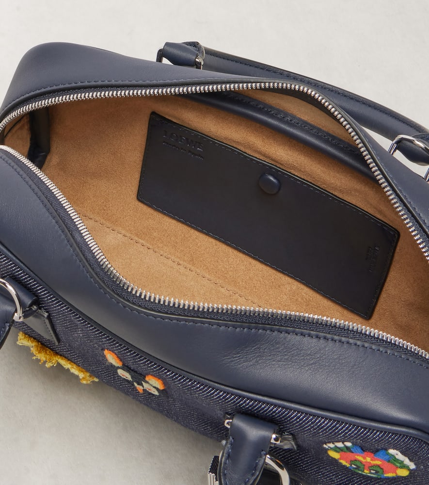 Loewe X Louis Wain Amazona 23 Short Tote Bag In Blue