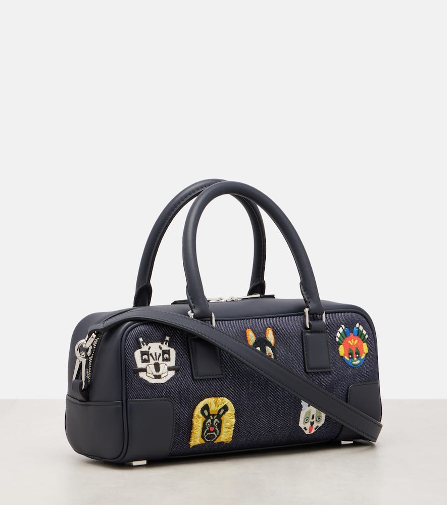 Loewe X Louis Wain Amazona 23 Short Tote Bag In Blue