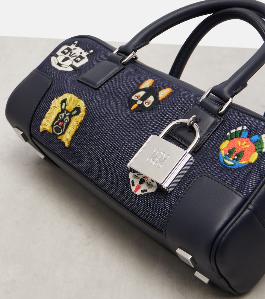 Loewe X Louis Wain Amazona 23 Short Tote Bag In Blue