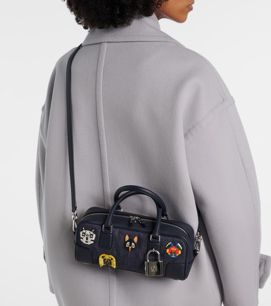 Loewe X Louis Wain Amazona 23 Short Tote Bag In Blue