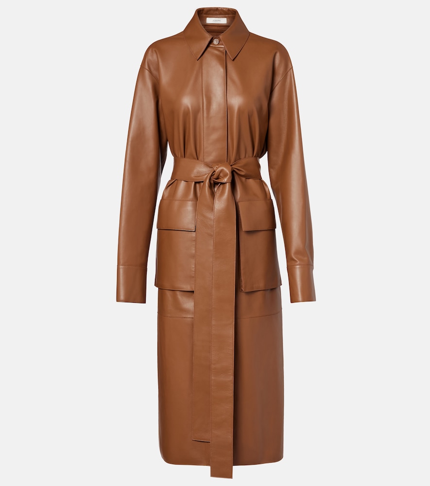 Joseph Okabe leather coat