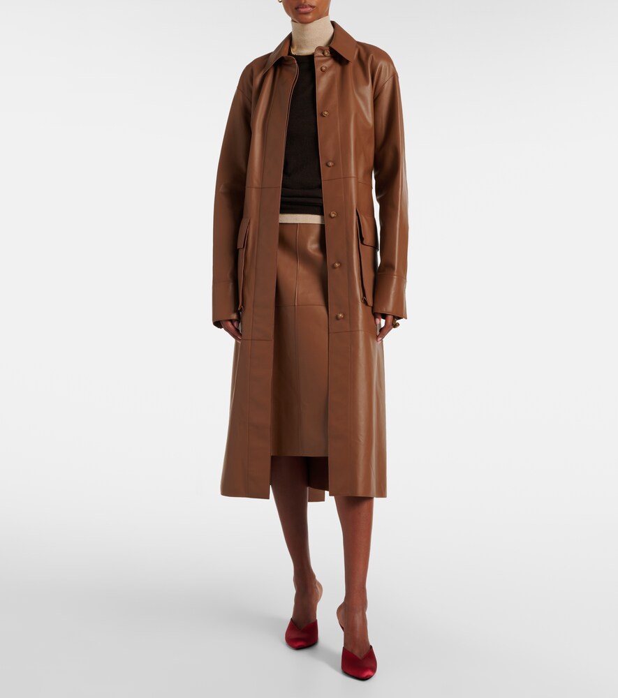  Joseph Joseph Okabe Leather Coat 
