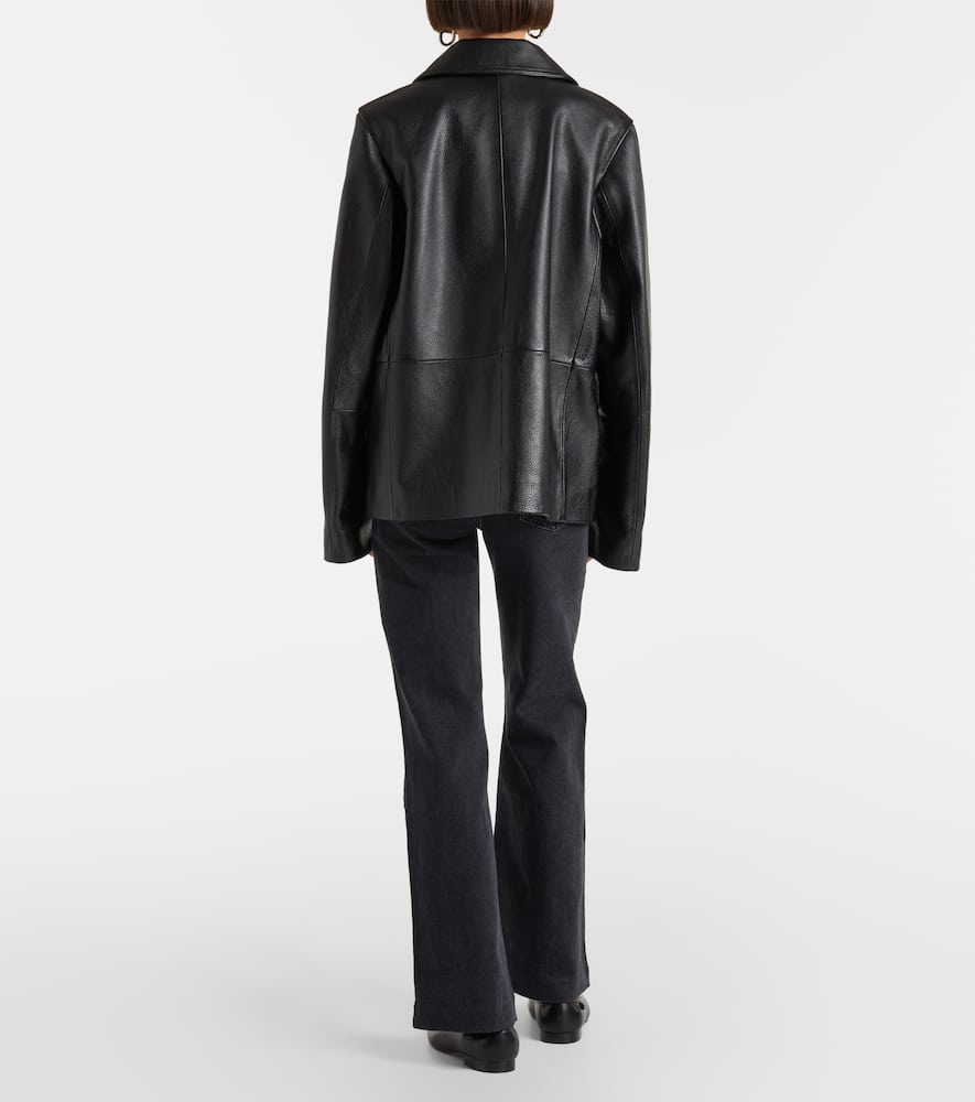 Frame Arrow High-rise Bootcut Jeans In Black