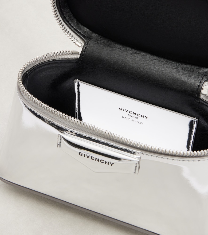  Givenchy Givenchy Antigona Mini Metallic Leather Vanity Bag 