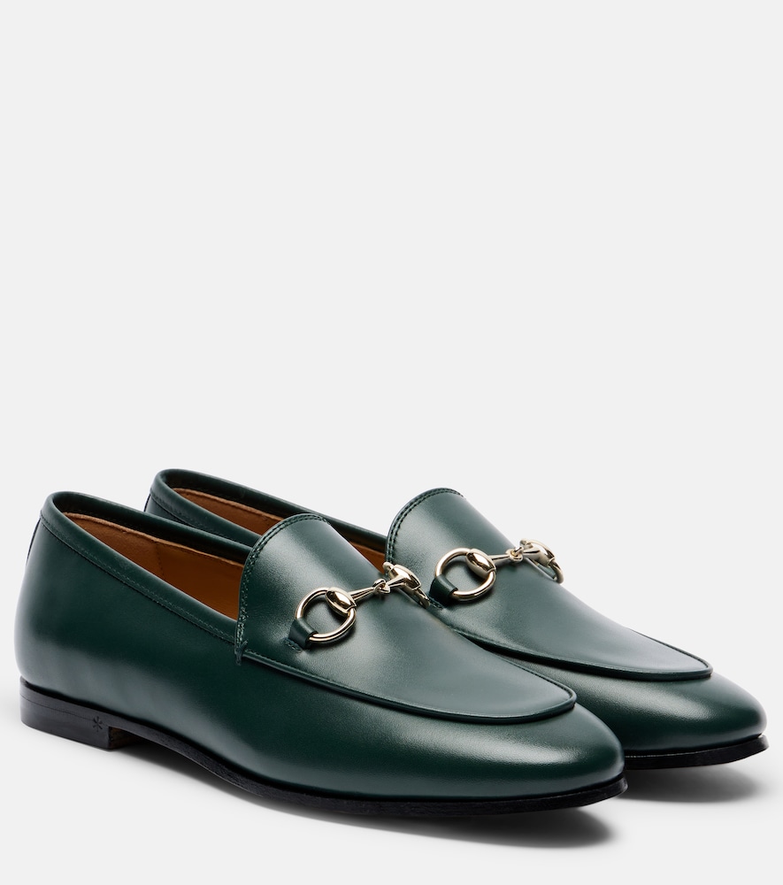 Gucci Women's Green Horsebit Leather Loafers Uk Size 4