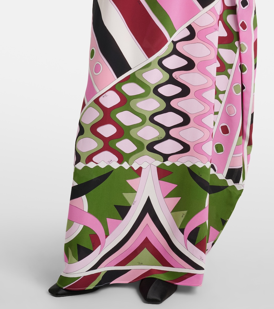  Pucci Pucci Bedruckter Kaftan Vivara Aus Seidensatin 