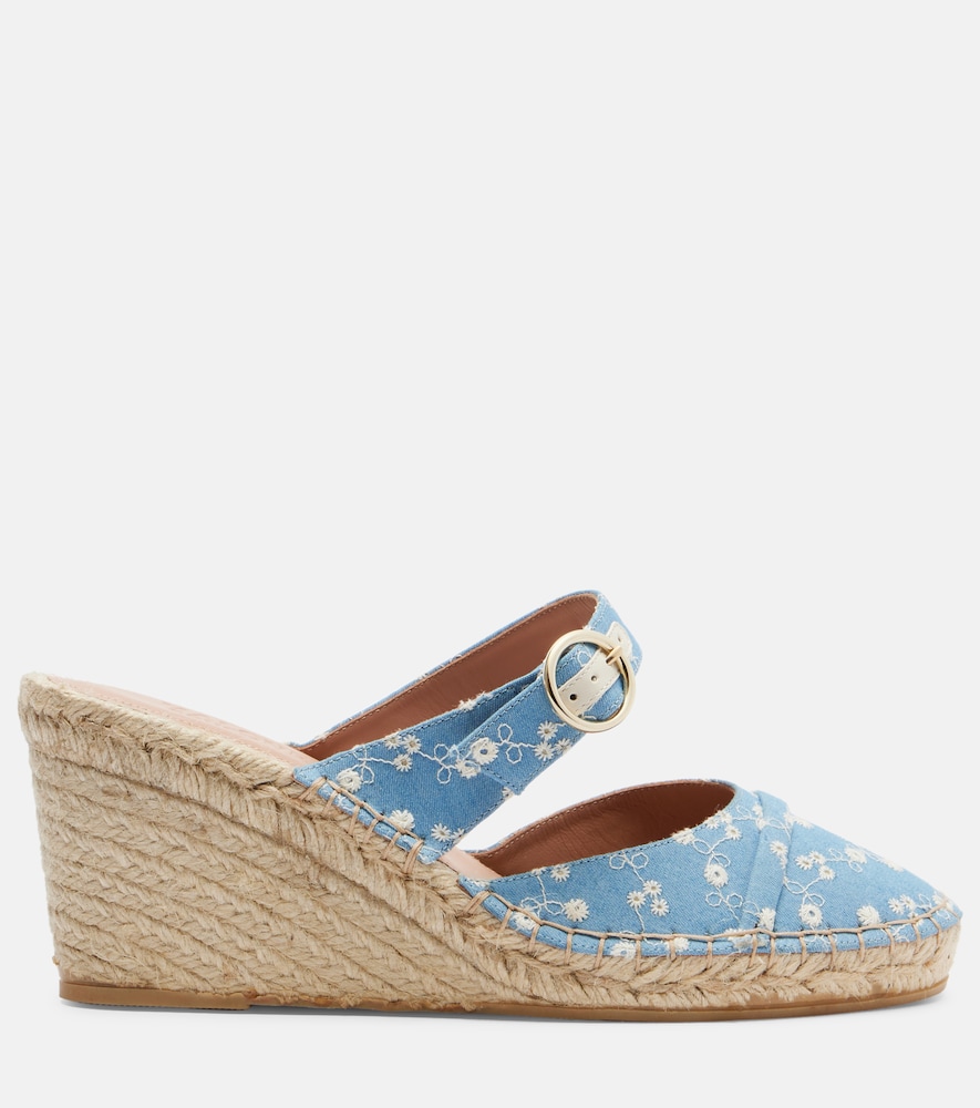Farah Denim Espadrille Wedges