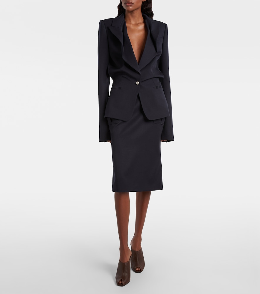 Mcqueen Mcqueen Wool Blazer 