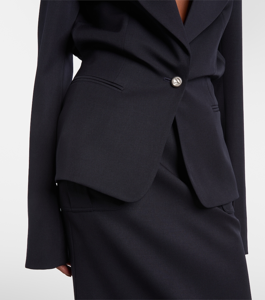  Mcqueen Mcqueen Wool Blazer 