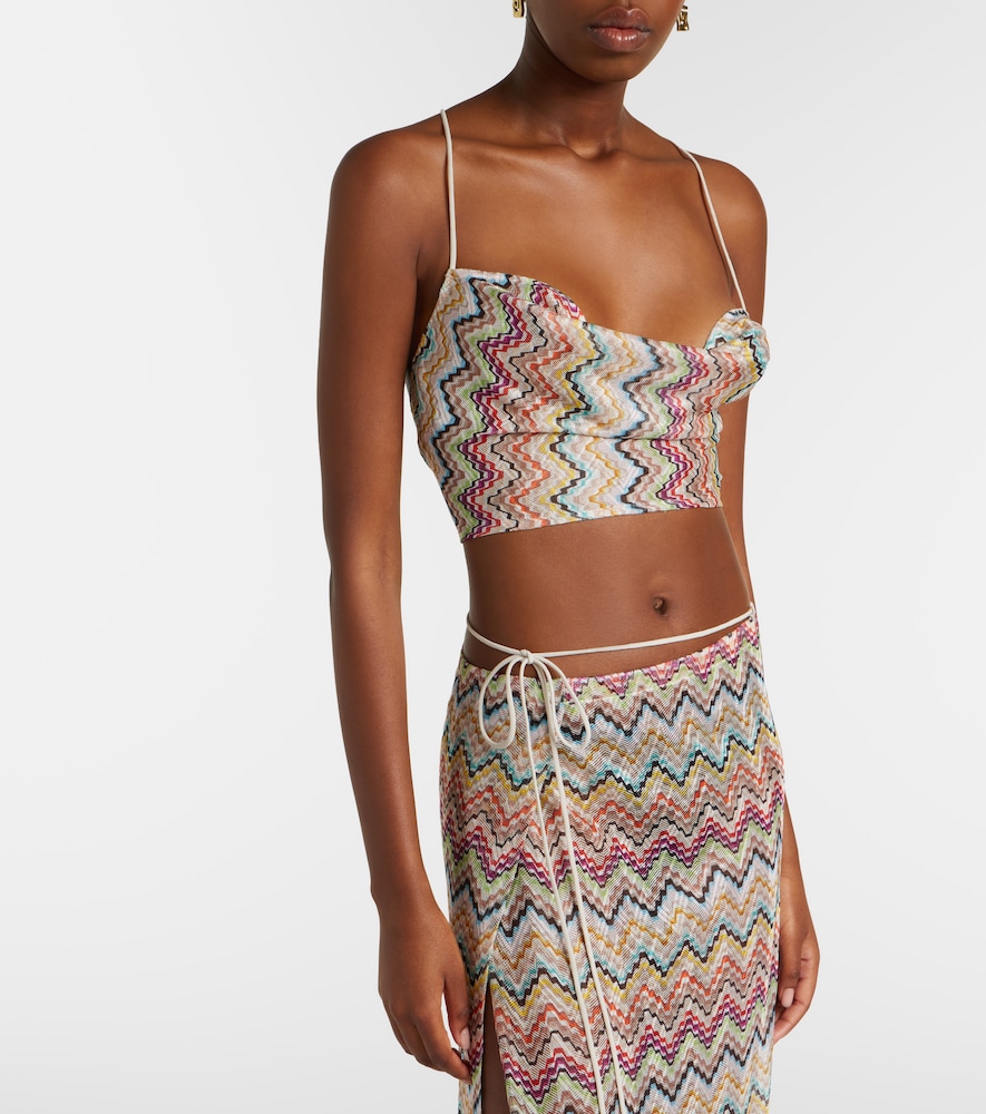 Zigzag Crop Top