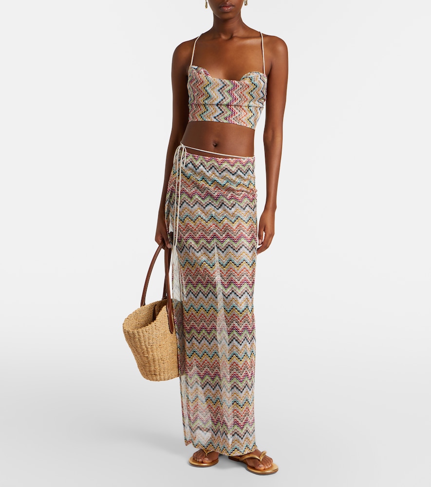  Missoni Missoni Crop Top En Zigzag 