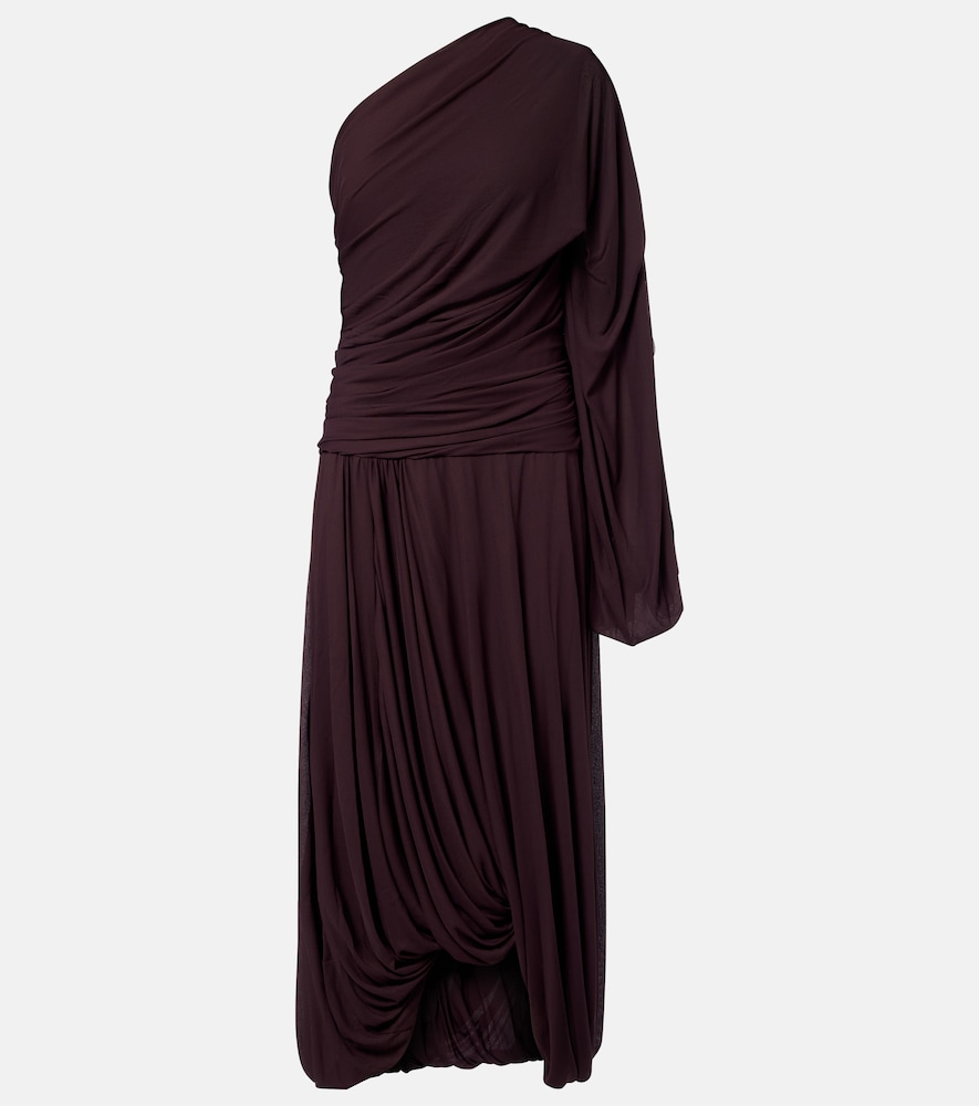 One-Shoulder-Midikleid Gabri aus Jersey