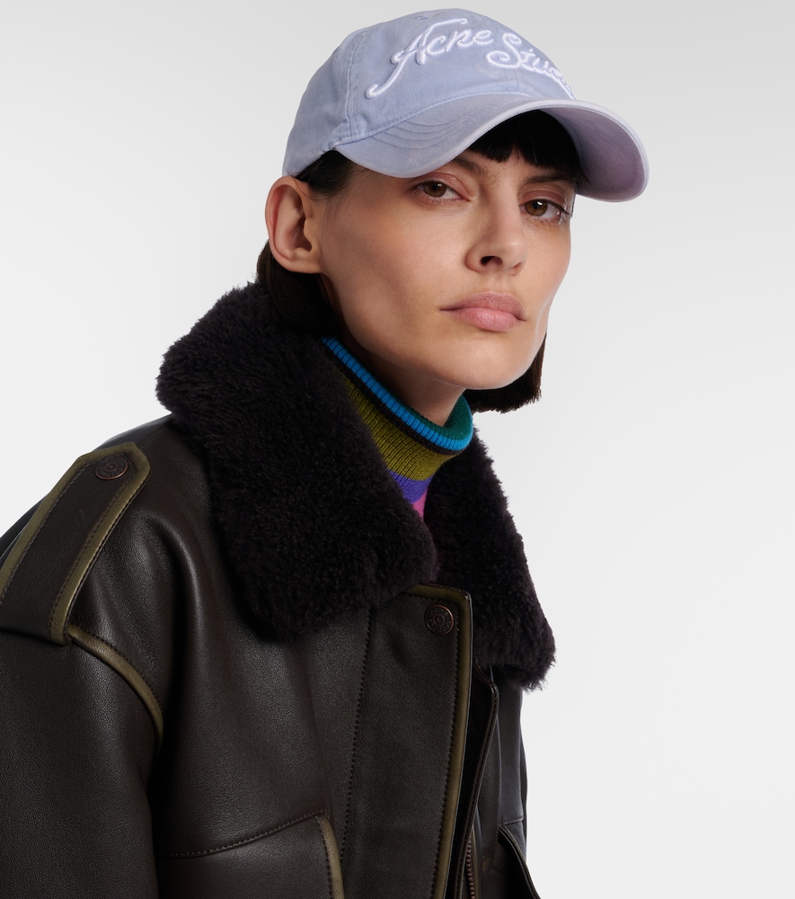 Acne Studios Logo denim baseball cap