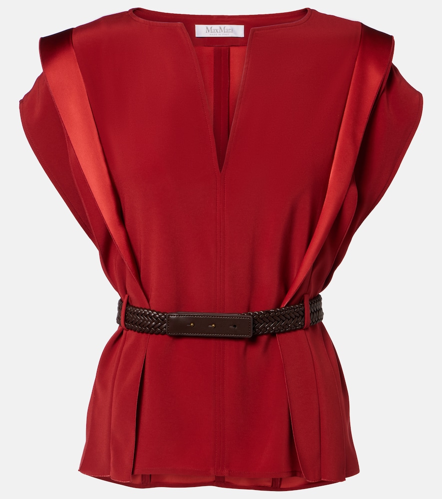 Max Mara Belted top